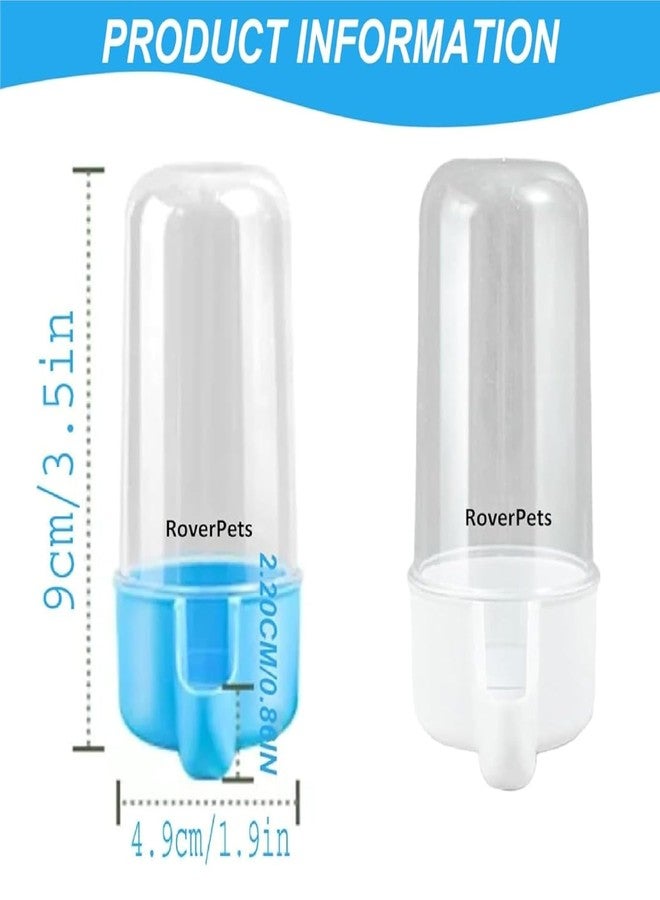 RoverPets Pet Bird Water Feeder, 6.7628 oz Parrot Water Dispenser, Bird Cage Suspended Automatic Water Dispenser for Parakeet Budgie Lovebirds Cockatiel I 2 PCS - Image 2